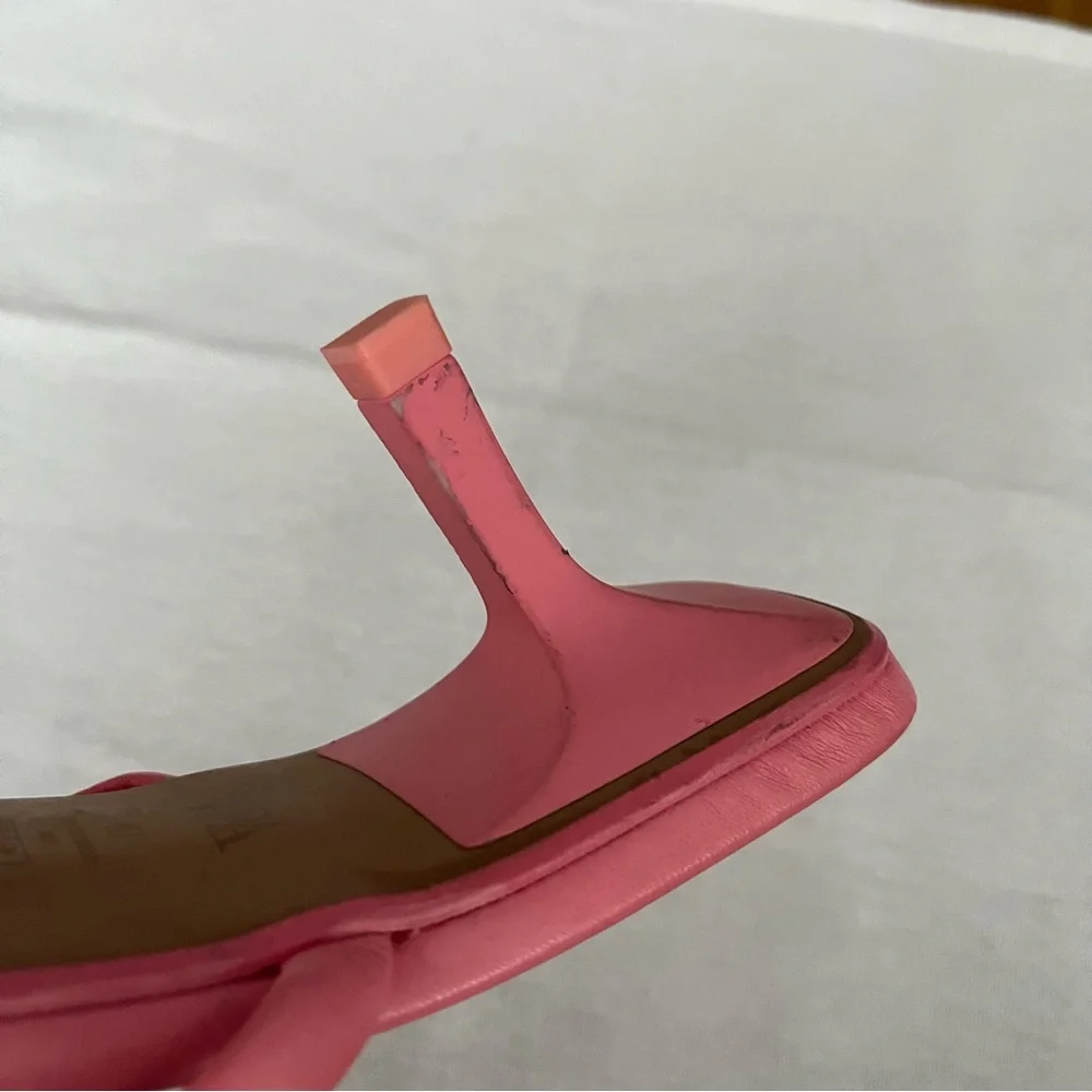LEATHER STRAP HEEL SANDALS Size 40 - Picture 14 of 14